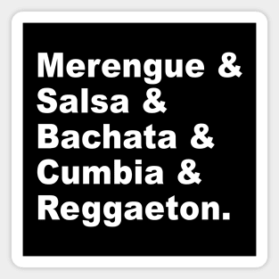 Merengue Salsa Bachata Cumbia Reggaeton - Latin Music Magnet